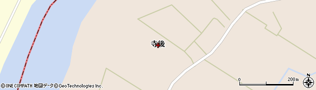 宮城県石巻市桃生町倉埣寺後周辺の地図