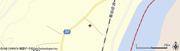 宮城県登米市豊里町芝下周辺の地図