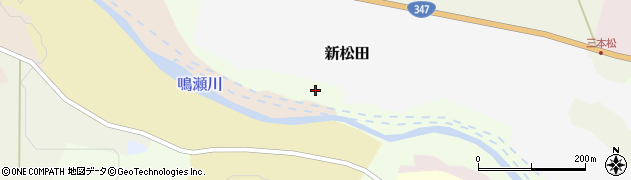 宮城県加美町（加美郡）松田周辺の地図