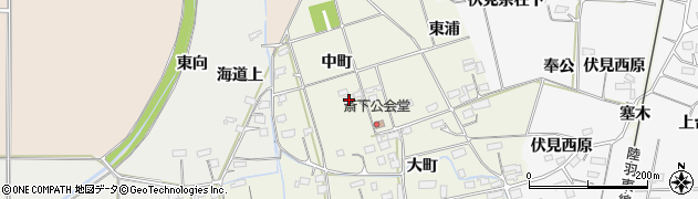 宮城県大崎市古川斎下中町周辺の地図