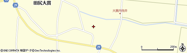 宮城県大崎市田尻大貫（内待井）周辺の地図