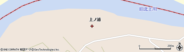 宮城県石巻市桃生町倉埣（上ノ浦）周辺の地図