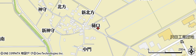 宮城県大崎市古川沢田（樋口）周辺の地図