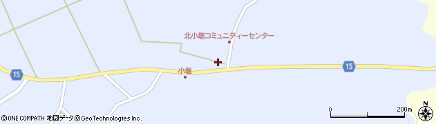 宮城県大崎市田尻小塩（蓬田南）周辺の地図