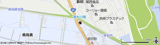 野口石油株式会社　古川インター給油所周辺の地図