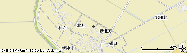 宮城県大崎市古川沢田北方37周辺の地図