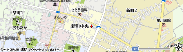 山形県尾花沢市新町中央2-51周辺の地図