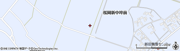 宮城県登米市米山町桜岡中埣前周辺の地図