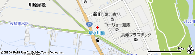 株式会社精華堂霰総本舗　宮城工場周辺の地図
