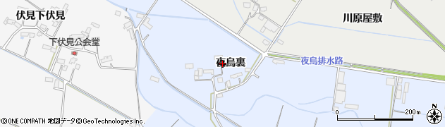 宮城県大崎市古川新田（夜烏裏）周辺の地図