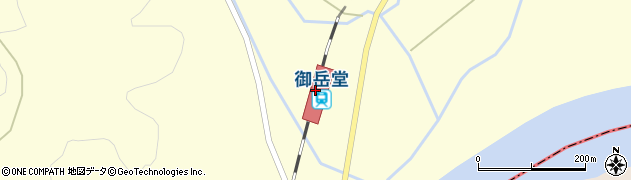 宮城県登米市周辺の地図