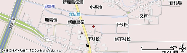 宮城県大崎市古川桜ノ目新下り松34周辺の地図