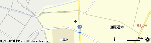 宮城県大崎市田尻通木（山崎）周辺の地図