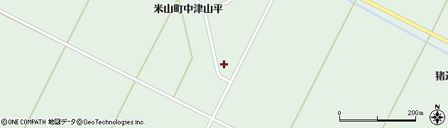 宮城県登米市米山町中津山平29周辺の地図