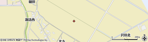 宮城県大崎市古川沢田（新平作）周辺の地図