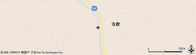 宮城県登米市津山町横山寺倉158周辺の地図