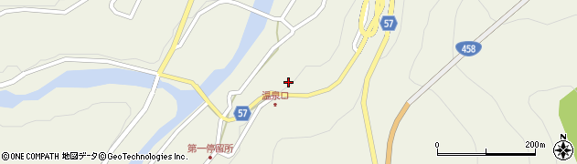 山形県最上郡大蔵村南山2128周辺の地図