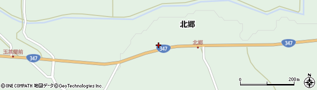 山形県尾花沢市北郷293周辺の地図