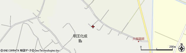 宮城県大崎市田尻大嶺薬師周辺の地図