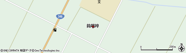 宮城県登米市米山町中津山筒場埣周辺の地図