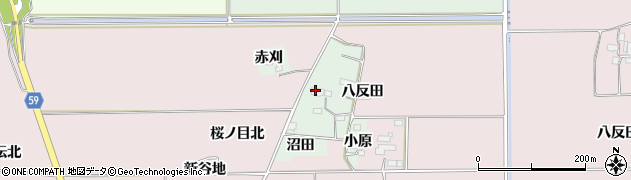 宮城県大崎市古川川熊（赤刈）周辺の地図