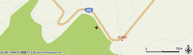 大蔵村役場　ノルディク館周辺の地図