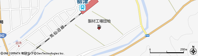 有限会社今野材木店　工場周辺の地図