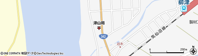 津山郵便局 ＡＴＭ周辺の地図
