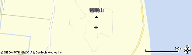 宮城県登米市豊里町（白鳥山）周辺の地図