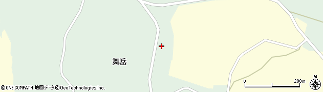 宮城県大崎市田尻蕪栗舞岳下周辺の地図