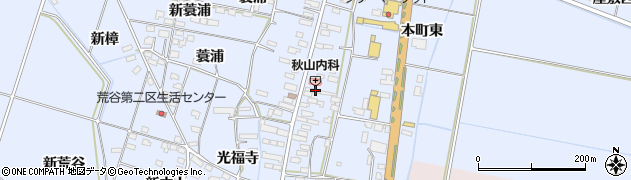 平野会館周辺の地図