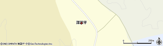 宮城県加美町（加美郡）鳥屋ケ崎（深沢平）周辺の地図