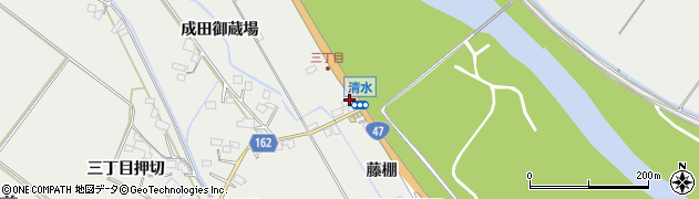宮城県大崎市古川清水成田御蔵場94周辺の地図