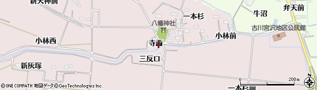 宮城県大崎市古川小林寺西周辺の地図