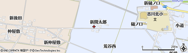宮城県大崎市古川荒谷新関太郎123周辺の地図