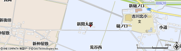 宮城県大崎市古川荒谷新関太郎104周辺の地図