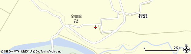 山形県尾花沢市行沢321周辺の地図