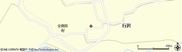 山形県尾花沢市行沢348周辺の地図