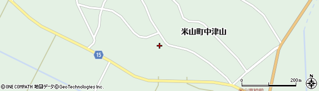 宮城県登米市米山町中津山弥蔵壇30周辺の地図