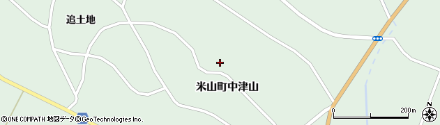 宮城県登米市米山町中津山（沢合）周辺の地図