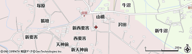 宮城県大崎市古川小林新山橋10周辺の地図