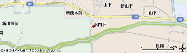 宮城県大崎市古川長岡（水門下）周辺の地図