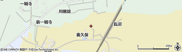 宮城県大崎市田尻諏訪峠（裏久保）周辺の地図