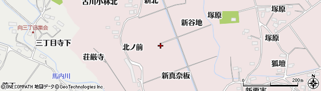 宮城県大崎市古川小林（新真奈板）周辺の地図