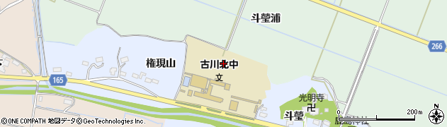 宮城県大崎市古川小野（新斗瑩）周辺の地図