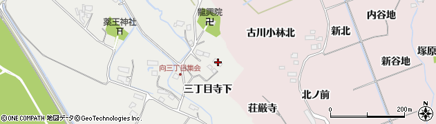 宮城県大崎市古川清水三丁目寺下周辺の地図