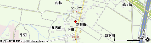 古川警察署　宮沢駐在所周辺の地図
