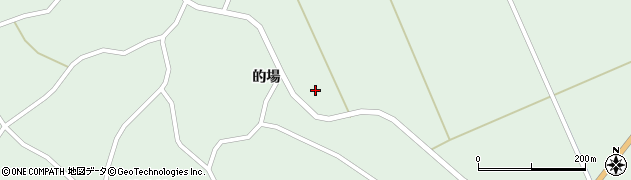 宮城県登米市米山町中津山的場9周辺の地図