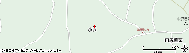 宮城県大崎市田尻蕪栗小沢周辺の地図