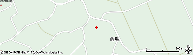 宮城県登米市米山町中津山的場41周辺の地図